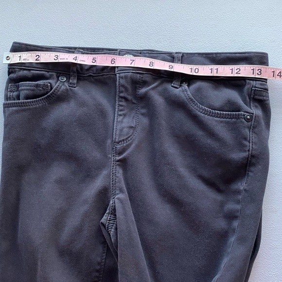 LOFT Outlet Leggings size 0 Petite Gray/Black - Picture 5 of 8